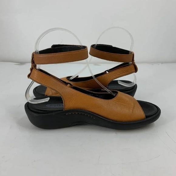 Wolky Women's Vegan Ankle Strap Adjustable Open Toe Sandals Size 5.5/36 - Picture 3 of 12